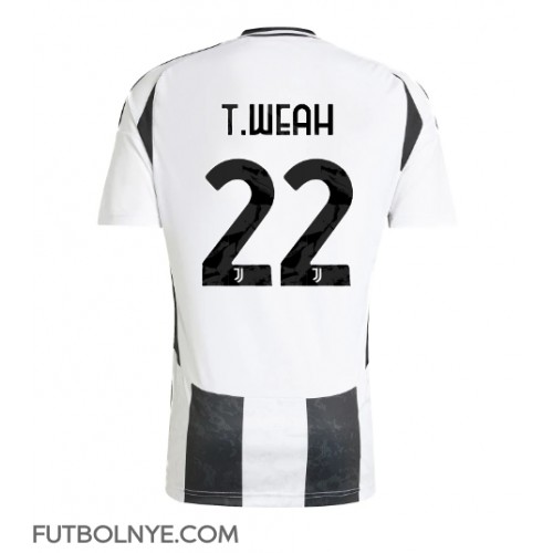 Camiseta Juventus Timothy Weah #22 Primera Equipación 2024-25 manga corta